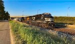 NS 4697 leads B454 east.